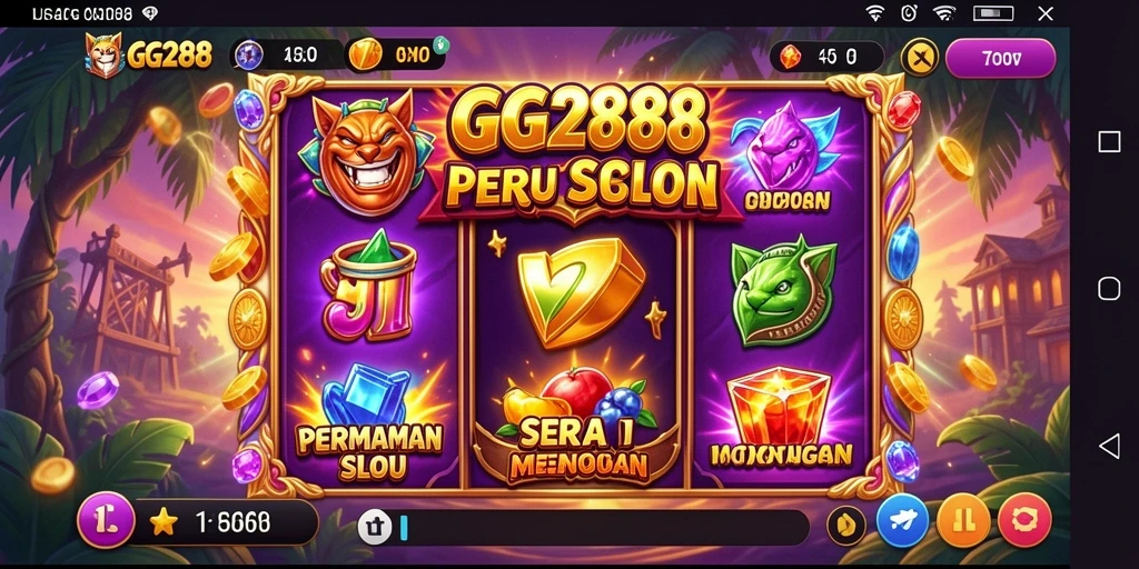Tampilan gameplay seru dengan tema slot menarik di GG288.