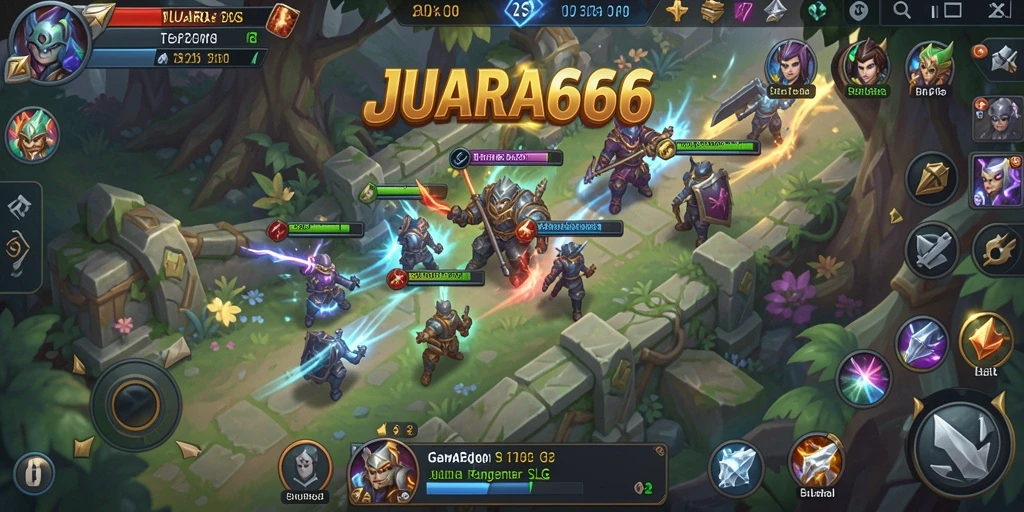Gameplay mendebarkan dalam JUARA666 dengan strategi SLG yang cerdas.