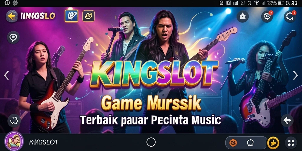 Tampilan gameplay menampilkan aksi musik yang memikat.