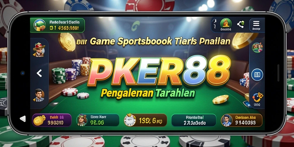 Screenshot utama POKER88 menampilkan antarmuka taruhan yang menarik.
