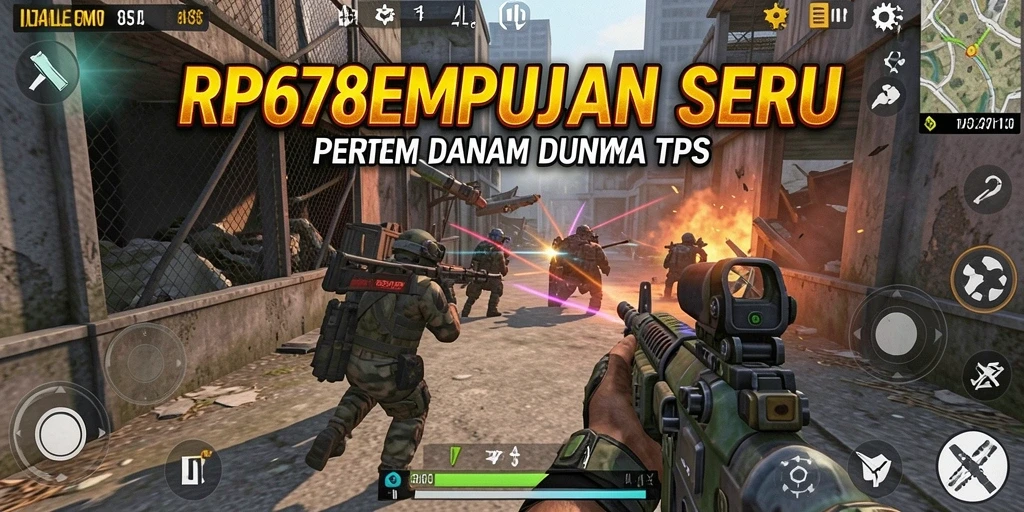 Screenshot tampilan gameplay seru dari RP6789 dengan aksi tembak-menembak.